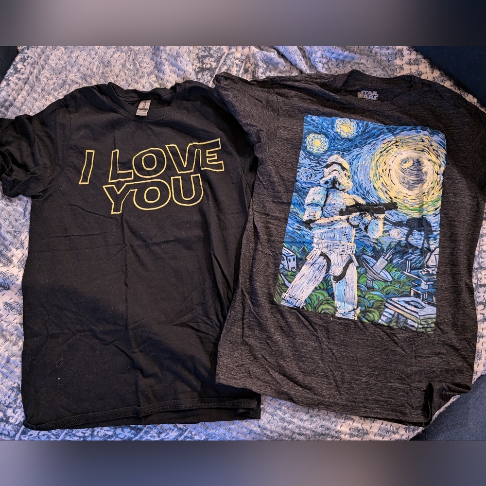 Star Wars Women Size Small TShirt Bundle